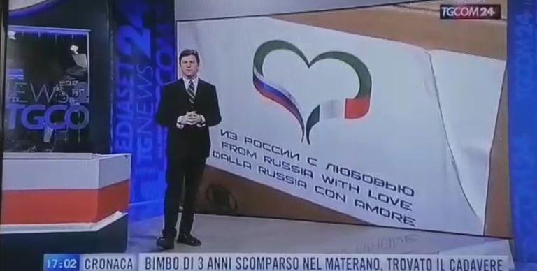 Итальянский телеканал Tgcom24 рассказал о работе российских специалистов в Бергамо Итальянский телеканал Tgcom24 рассказал о работе российских специалистов в Бергамо