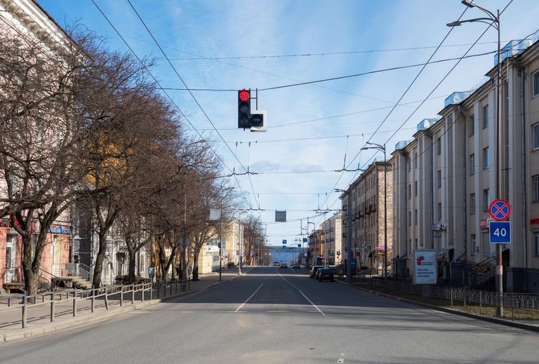 Проспект Ленина в Петрозаводске Проспект Ленина в Петрозаводске