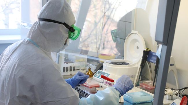 Лаборатория для тестирования на коронавирус Лаборатория для тестирования на коронавирус
