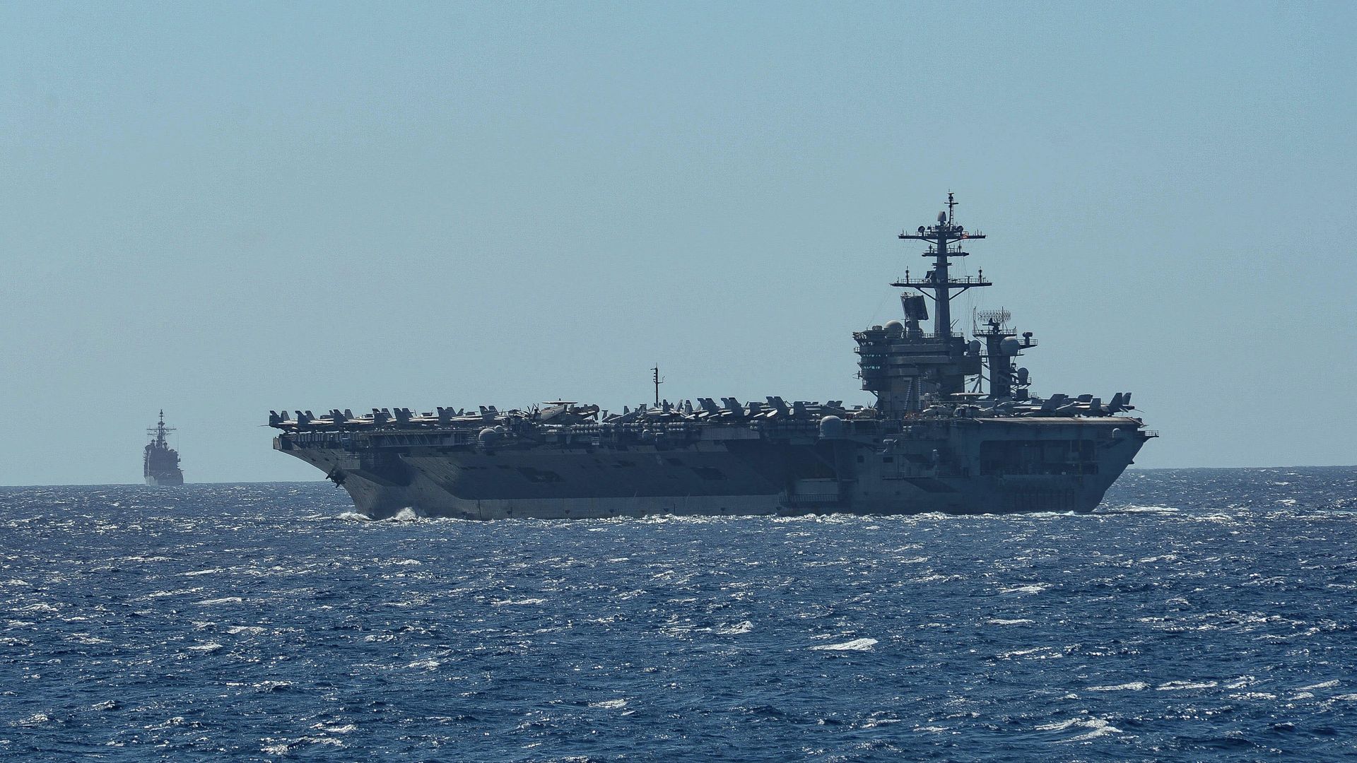 Авианосец ВМС США Теодор Рузвельт Авианосец ВМС США Теодор Рузвельт - РИА Новости, 1920, 15.09.2020