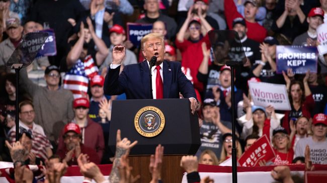 Предвыборный митинг президента США Дональда Трампа Предвыборный митинг президента США Дональда Трампа