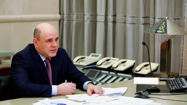 Председатель правительства России Михаил Мишустин проводит в Доме правительства совещание с вице-премьерами в режиме видеоконференции Председатель правительства России Михаил Мишустин проводит в Доме правительства совещание с вице-премьерами в режиме видеоконференции
