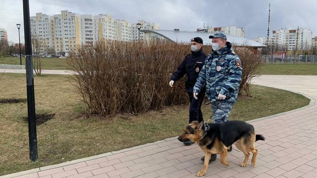 Работа полицейского патруля в Москве Работа полицейского патруля в Москве