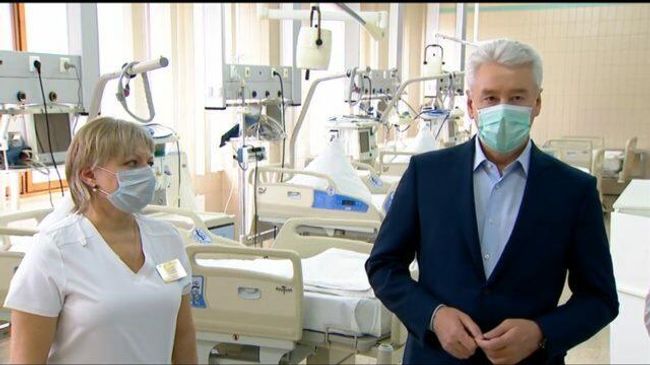 Открытие коронавирусного стационара на базе Госпиталя ветеранов войн