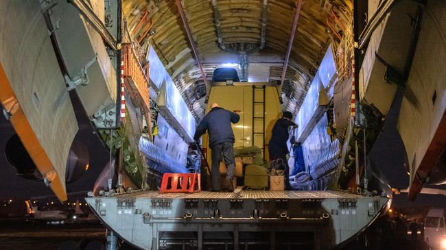 Военно-транспортный самолет ВКС России Ил-76 МД Военно-транспортный самолет ВКС России Ил-76 МД