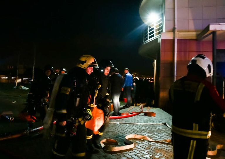 Пожар в доме престарелых в Москве Пожар в доме престарелых в Москве