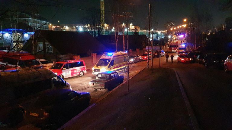 Пожар в доме престарелых в Москве Пожар в доме престарелых в Москве