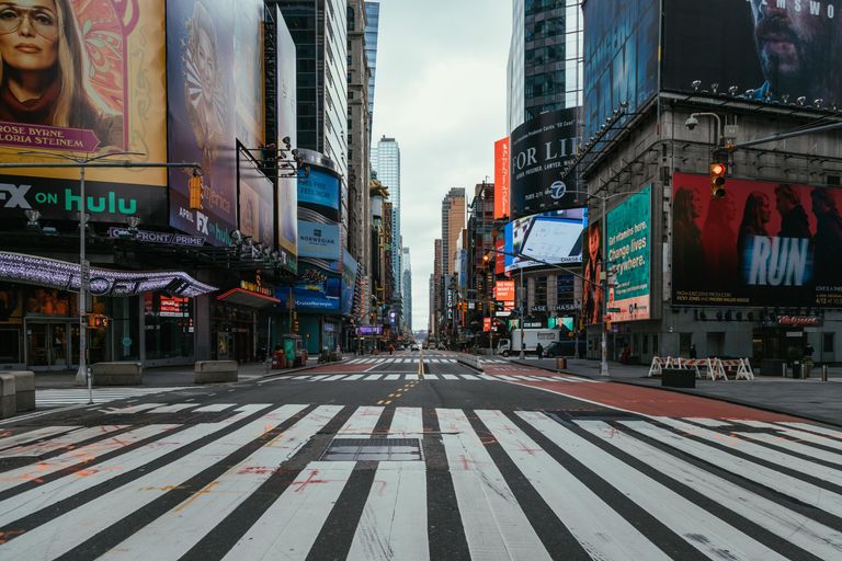Нью-Йорк во время режима ЧС Нью-Йорк во время режима ЧС