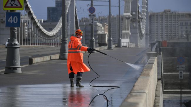Дезинфекция дорог и тротуаров в Москве Дезинфекция дорог и тротуаров в Москве