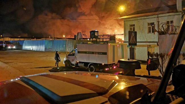 Пожар в ИК-15 в Ангарске, Иркутская область Пожар в ИК-15 в Ангарске, Иркутская область