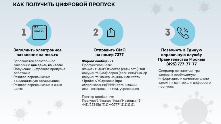 Порядок получения цифрового пропуска в Москве Порядок получения цифрового пропуска в Москве