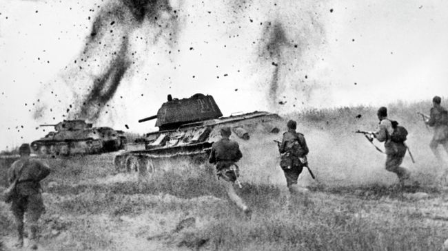 Атака соединений 5 Гвардейской танковой армии в районе Прохоровки Атака соединений 5 Гвардейской танковой армии в районе Прохоровки