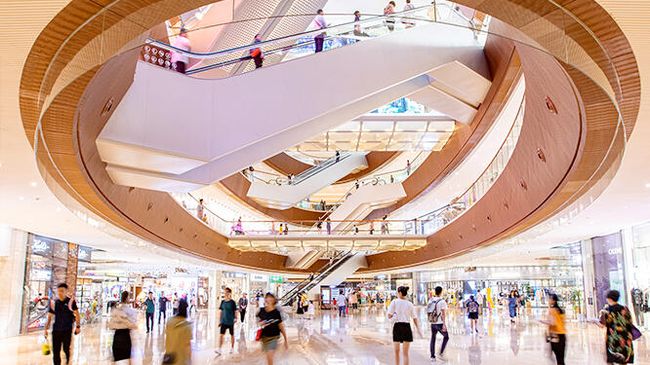Торговый комплекс Taikoo Hui Guangzhou в Гуанчжоу, Китай Торговый комплекс Taikoo Hui Guangzhou в Гуанчжоу, Китай
