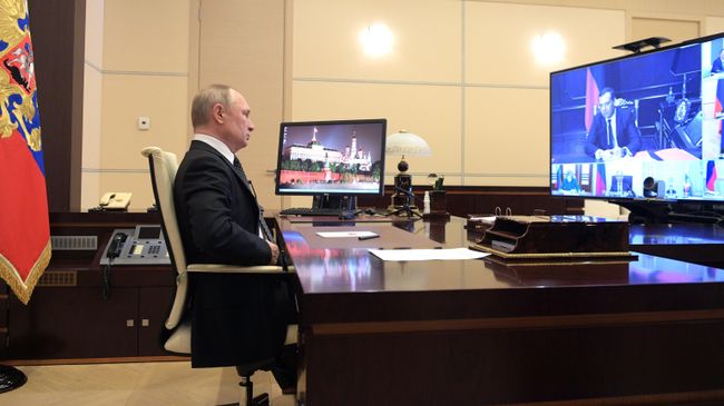 Президент РФ Владимир Путин проводит заседание Совбеза РФ Президент РФ Владимир Путин проводит заседание Совбеза РФ