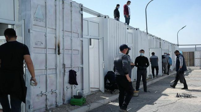 Контейнерная зона в Узбекистане Контейнерная зона в Узбекистане