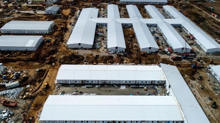 Строительство инфекционного центра в Новой Москве