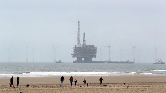 Добыча нефти марки Brent в Северном море Добыча нефти марки Brent в Северном море