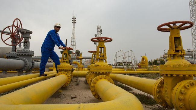 Месторождение природного газа к северу от Басры, Ирак Месторождение природного газа к северу от Басры, Ирак