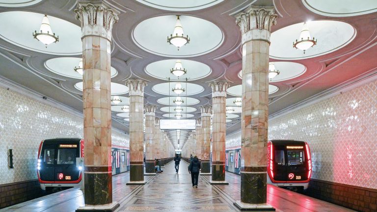 Московский метрополитен в период режима самоизоляции граждан