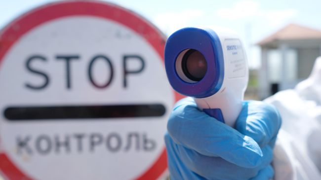 Санитарно-эпидемиологический контроль на посту ДПС в Краснодарском крае