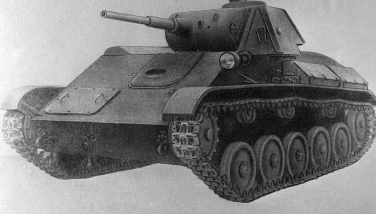 Репродукция рисунка легкого танка Т-70 из собрания музея бронетанковых войск СССР Репродукция рисунка легкого танка Т-70 из собрания музея бронетанковых войск СССР