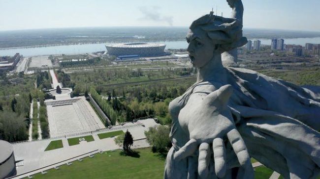 Обновленная Родина-мать готова к 75-летию Победы Обновленная Родина-мать готова к 75-летию Победы