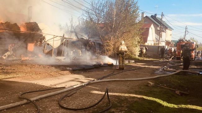 Пожар в Самаре Пожар в Самаре