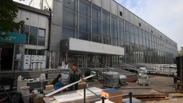 Строительство временных госпиталей для пациентов с COVID-19