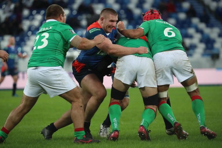 Нападающий сборной России по регби Валерий Морозов Нападающий сборной России по регби Валерий Морозов