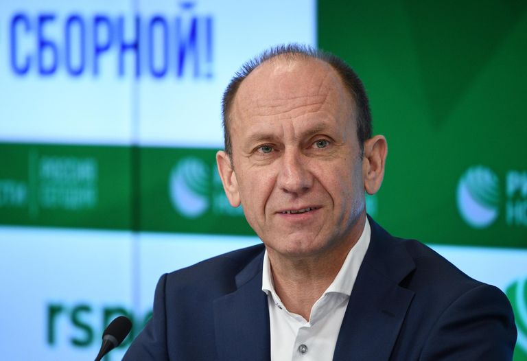 Первый вице-президент Союза биатлонистов России Алексей Нуждов на пресс-конференции в Международном мультимедийном пресс-центре МИА Россия сегодня в Москве. Первый вице-президент Союза биатлонистов России Алексей Нуждов на пресс-конференции в Международном мультимедийном пресс-центре МИА Россия сегодня в Москве.