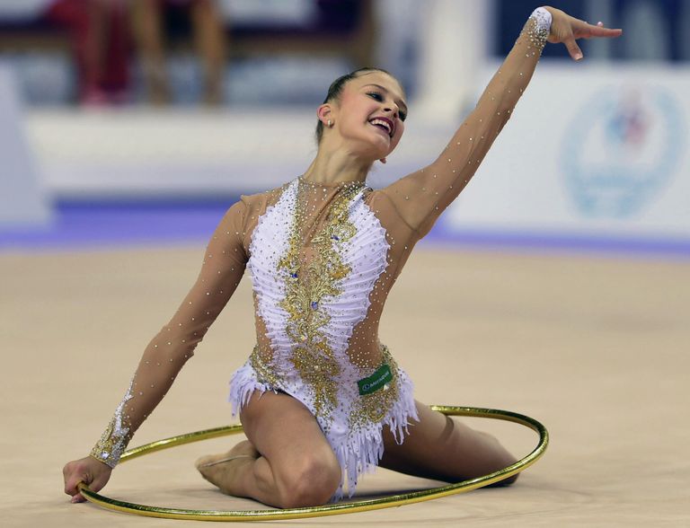 Александра Солдатова во время выступления на чемпионате мира в Измире. 2014 год. Александра Солдатова во время выступления на чемпионате мира в Измире. 2014 год.