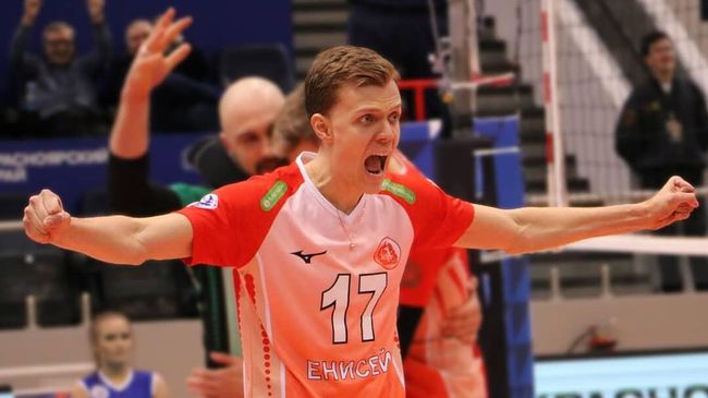 Игрок ВК Енисей Роман Жось Игрок ВК Енисей Роман Жось