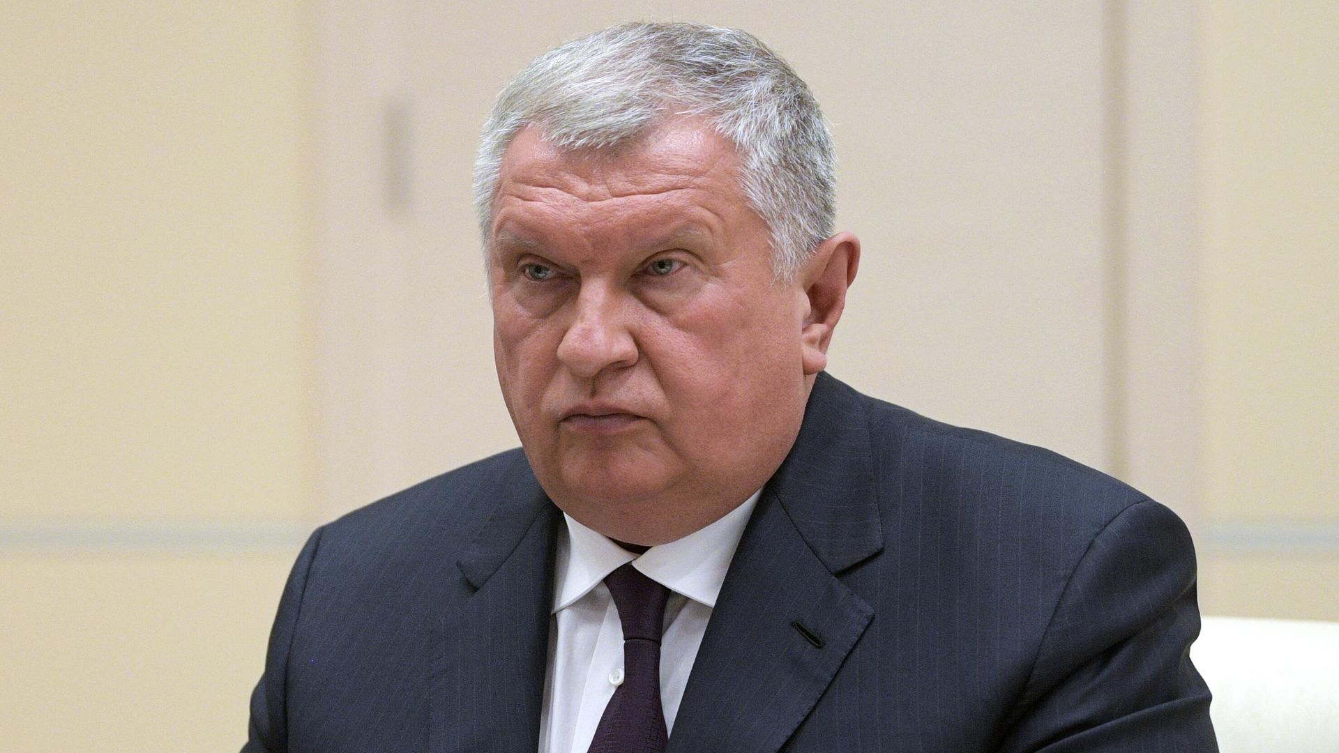  Главный исполнительный директор, председатель правления, заместитель председателя совета директоров компании Роснефть Игорь Сечин во время встречи с президентом РФ Владимиром Путиным - РИА Новости, 1920