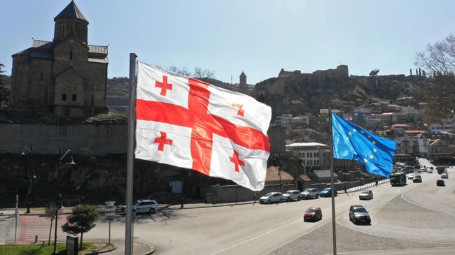 Вид на Тбилиси Вид на Тбилиси