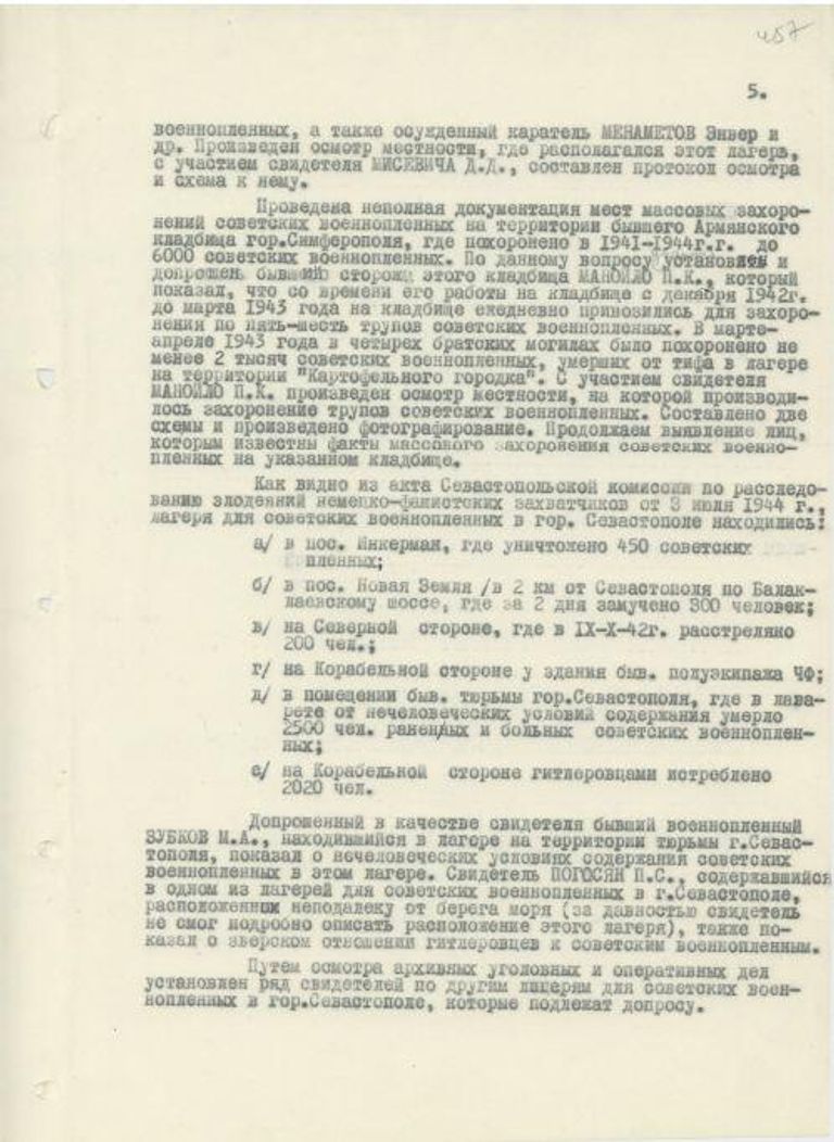 Архивные документы УФСБ России по Республике Крым и городу Севастополю Архивные документы УФСБ России по Республике Крым и городу Севастополю