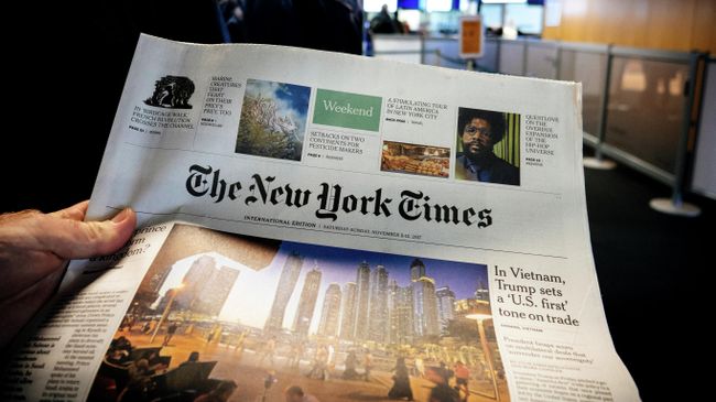 Газета New York Times Газета New York Times