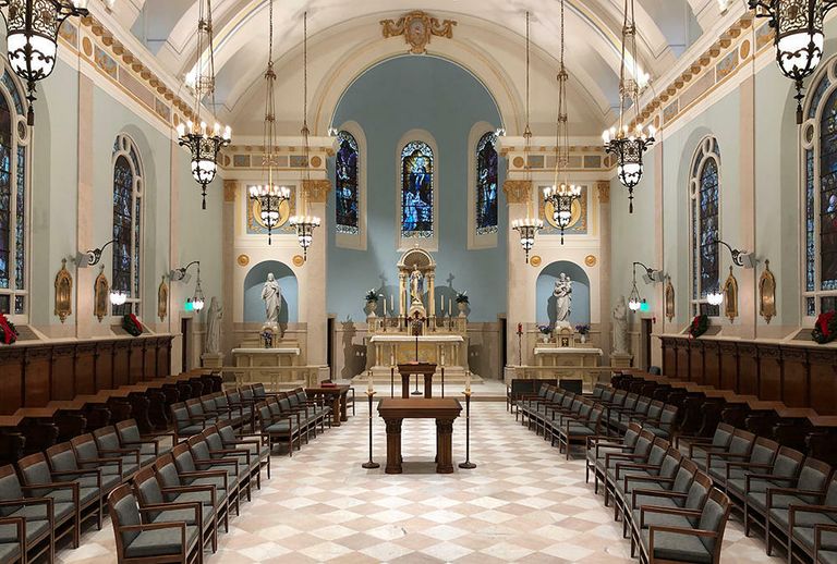 Мемориальная капелла Батлера. Тэрритаун, США. Richard S. Vosko, Hon. AIA, номинация Liturgical/Interior Design Мемориальная капелла Батлера. Тэрритаун, США. Richard S. Vosko, Hon. AIA, номинация Liturgical/Interior Design