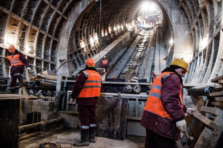Строительство московского метро Строительство московского метро