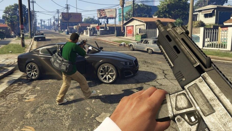Стоп-кадр из игры Grand Theft Auto V Стоп-кадр из игры Grand Theft Auto V - РИА Новости, 1920, 05.02.2022