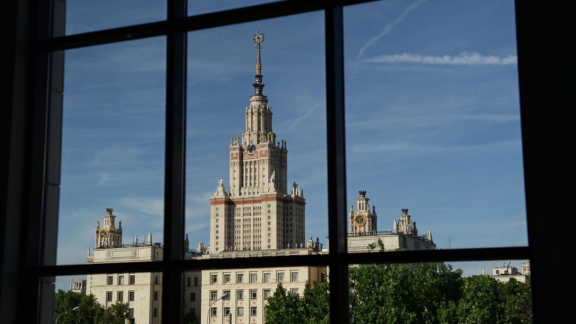 Вид на здание Московского государственного университета имени М.В. Ломоносова - РИА Новости, 1920, 21.10.2021