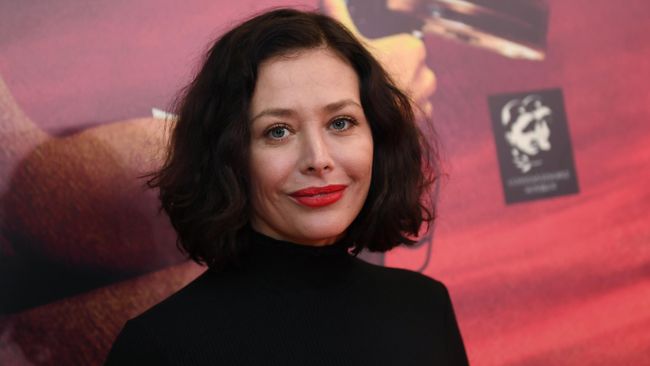 Актриса Екатерина Волкова перед премьерным показом фильма Русский бес в Москве