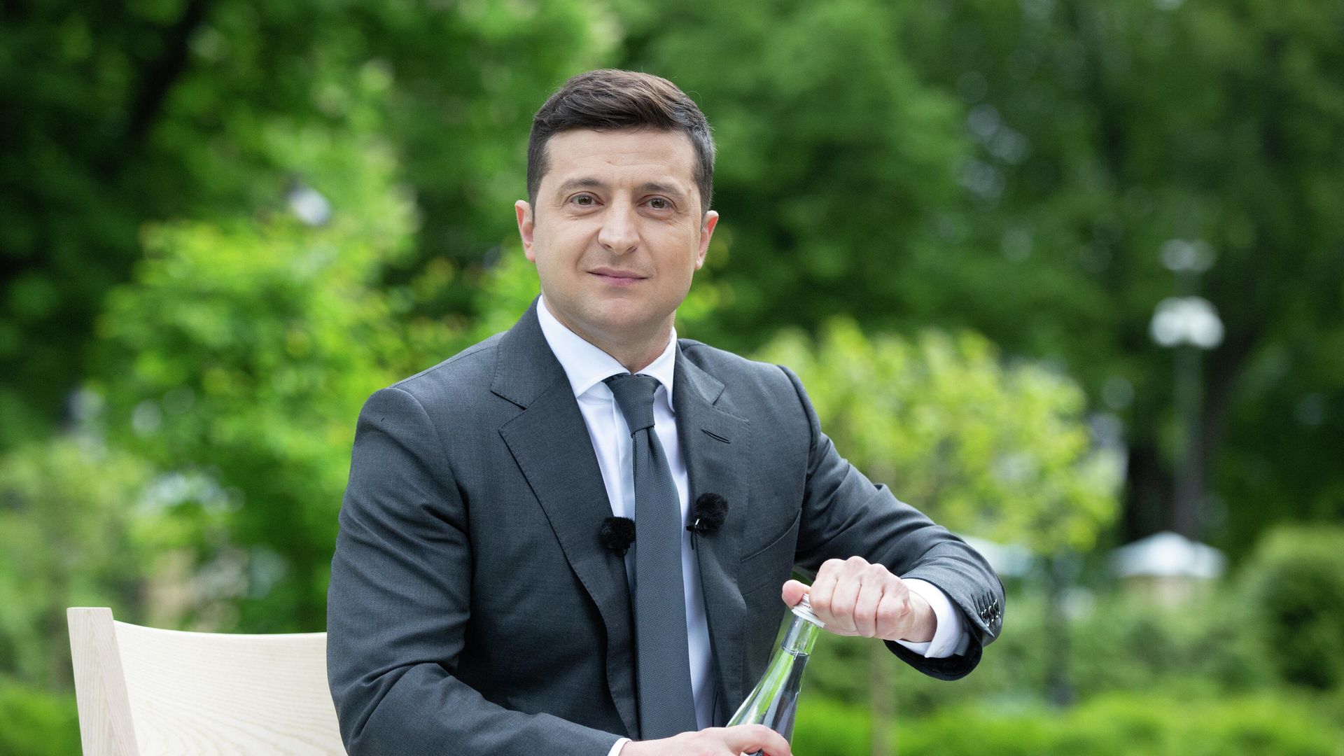 Президент Украины Владимир Зеленский во время пресс-конференции, посвященной первой годовщине пребывания на посту - РИА Новости, 1920, 29.07.2020