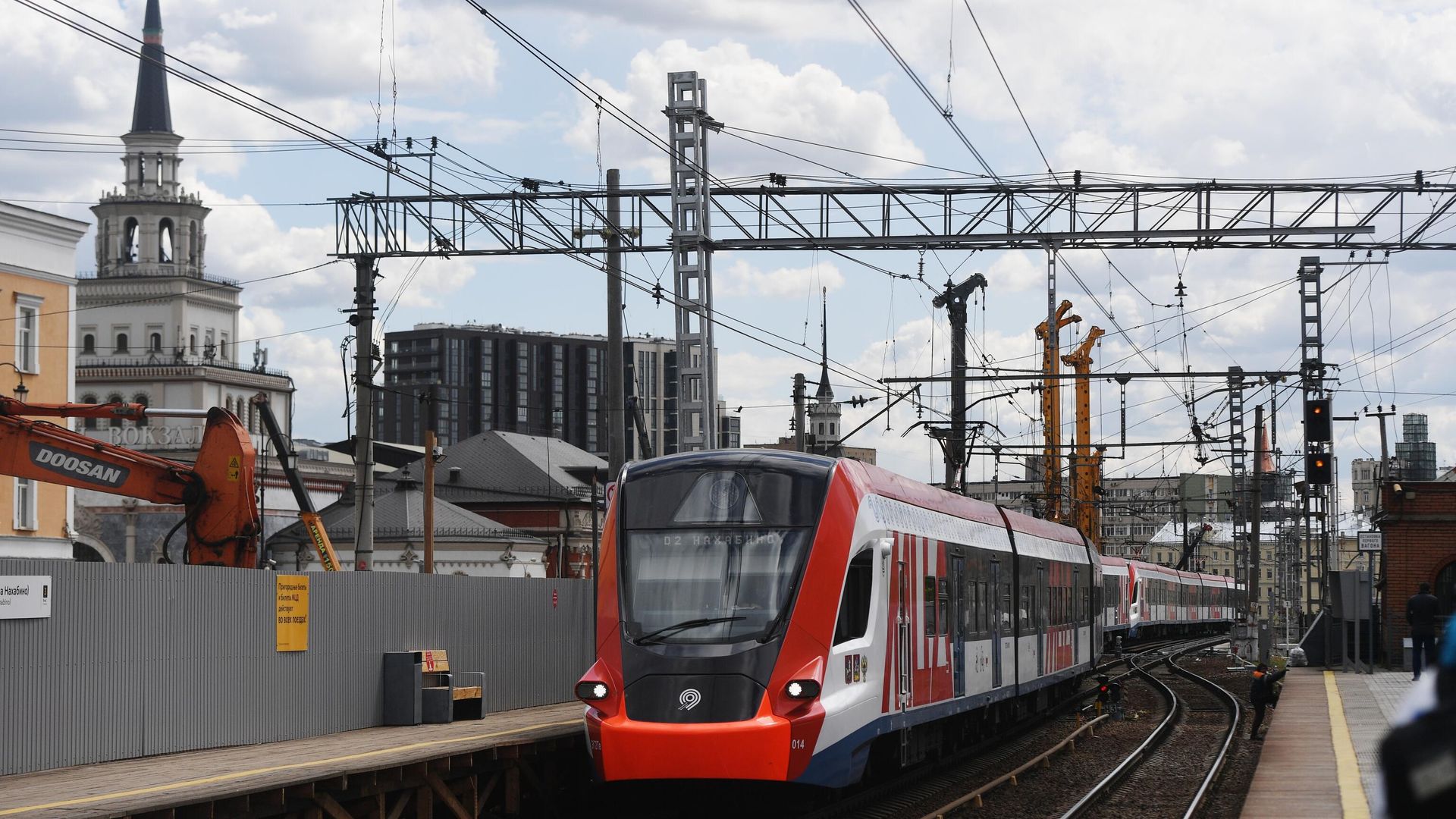 Поезд Московского центрального диаметра Поезд Московского центрального диаметра - РИА Новости, 1920, 12.07.2025