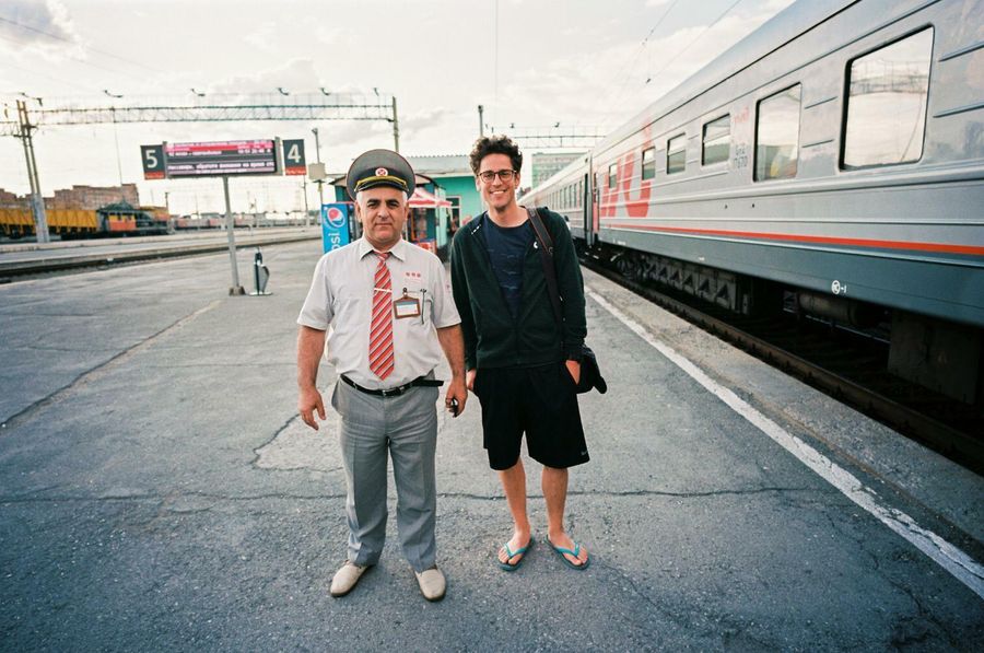 На перроне