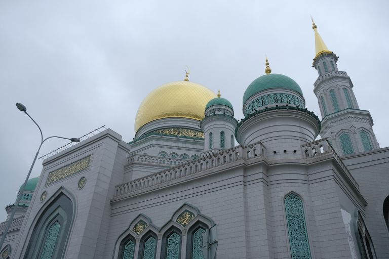 Празднование Ураза-байрама в Московской соборной мечети Празднование Ураза-байрама в Московской соборной мечети