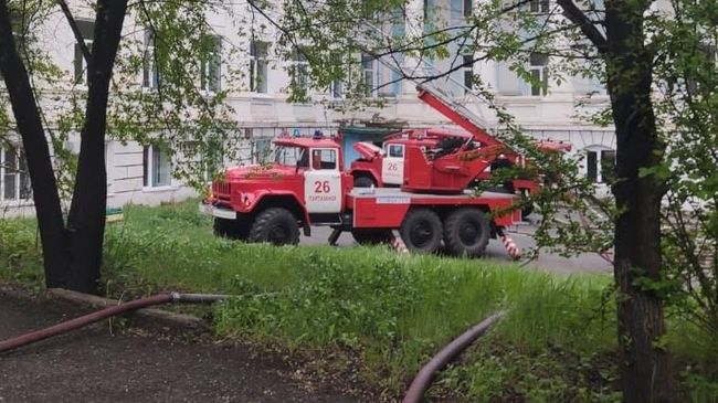 Ликвидация пожара в больнице города Партизанск Приморского края Ликвидация пожара в больнице города Партизанск Приморского края