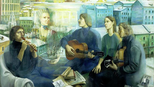 Татьяна Назаренко. Московский вечер. 1978