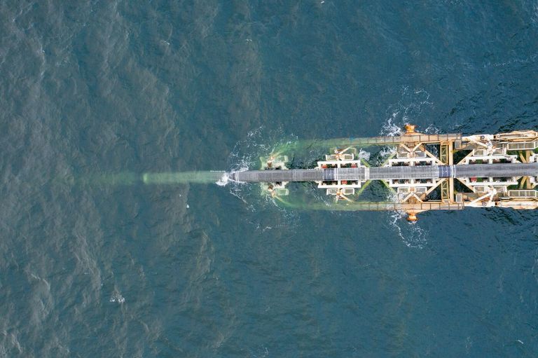 Строительство газопровода в территориальных водах Германии Строительство газопровода в территориальных водах Германии