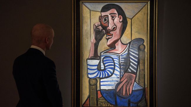 Картина Пабло Пикассо Моряк на аукционе Christie's в Гонконге Картина Пабло Пикассо Моряк на аукционе Christie's в Гонконге