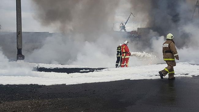 Пожар в Норильске Пожар в Норильске